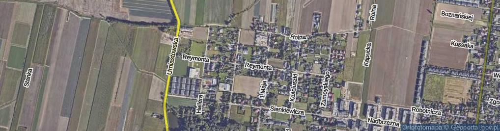 Zdjęcie satelitarne Reymonta Władysława ul.